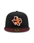 Houston Astros Black Maroon 2 Tone Minute Maid Park SP 59Fifty Fitted