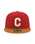 Chicago Cubs Red Peanut 2 Tone Wrigley Field SP 59Fifty Fitted