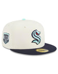 Seattle Kraken Chrome Navy 2 Tone Inaugural Season SP NHL 59Fifty Fitted