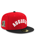 Augusta Green Jackets Red Black 2 Tone Alternate Logo SP MiLB 59Fifty Fitted