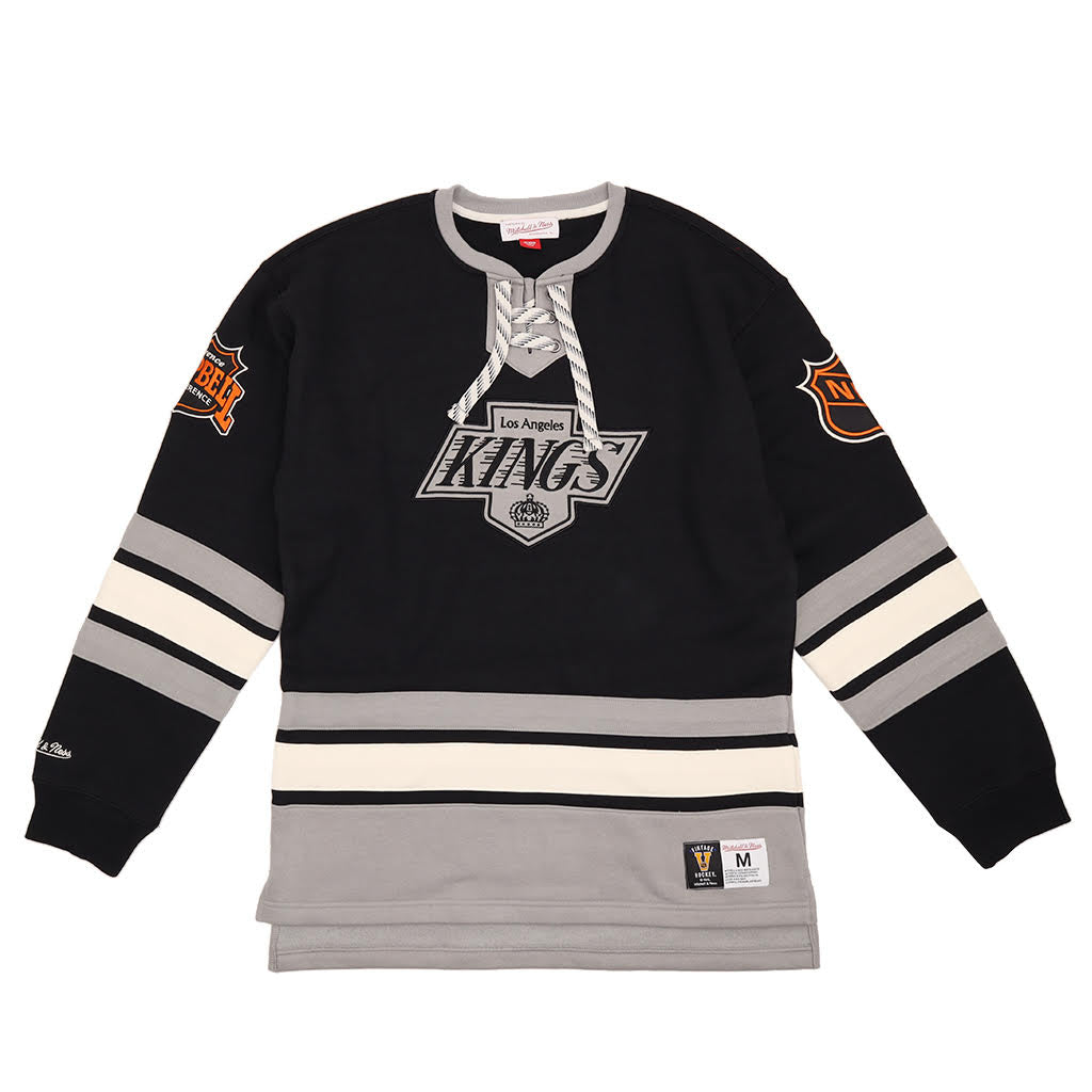 Mitchell & Ness Los Angeles Kings Heritage Lace Up Crew Vintage