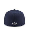 CrownMinded X Maple Jay The Standard Navy On White 59Fifty Fitted