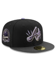 Atlanta Braves Black Graphite 2 Tone 40th Anniversary SP 59Fifty Fitted