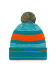 Miami Dolphins New Era Team Color Pom Knit Beanie