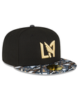 Los Angeles Football Club LAFC Black Multi Pattern 59Fifty MLS Fitted Cap