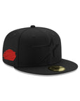 Houston Astros Black On Black Red Astrodome SP 59Fifty Fitted