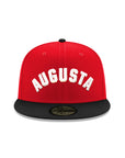 Augusta Green Jackets Red Black 2 Tone Alternate Logo SP MiLB 59Fifty Fitted