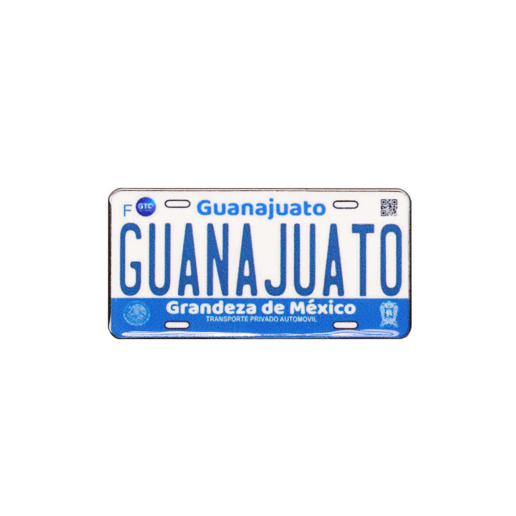 Guanajuato Mexico Car License Plate Cap Pin