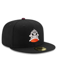 Anaheim Ducks Wild Wing Mascot Black NHL 59Fifty Fitted