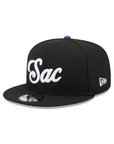 Sacramento Kings Black Alternate Logo SP 9Fifty Snapback