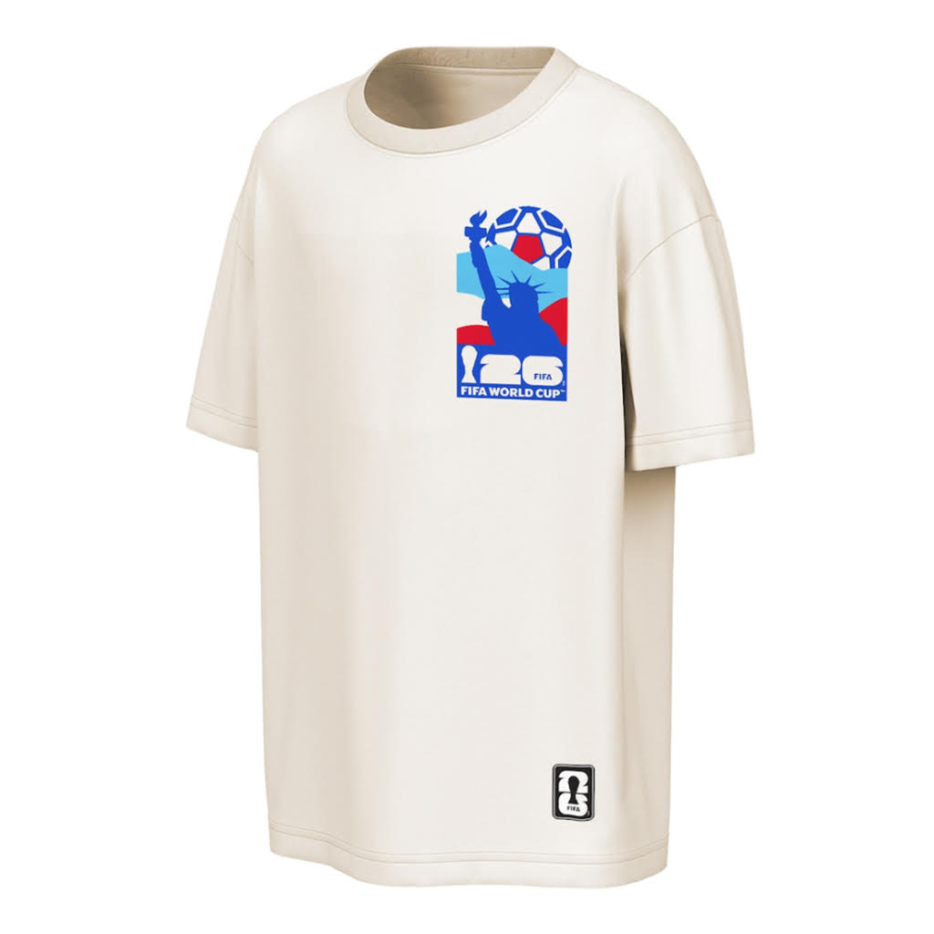 USA FIFA World Cup 2026 Liberty Horizon Post Card Tee - Cream