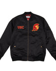 Mitchell & Ness University Of Southern California USC Trojans Satin Black Bomber Jacket