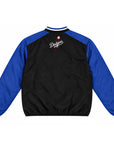 GIII Los Angeles Dodgers Wordmark Pullover V-Neck Black Royal Windbreaker
