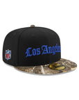 Los Angeles Rams Black Real Tree NFL Shield SP 59Fifty Fitted