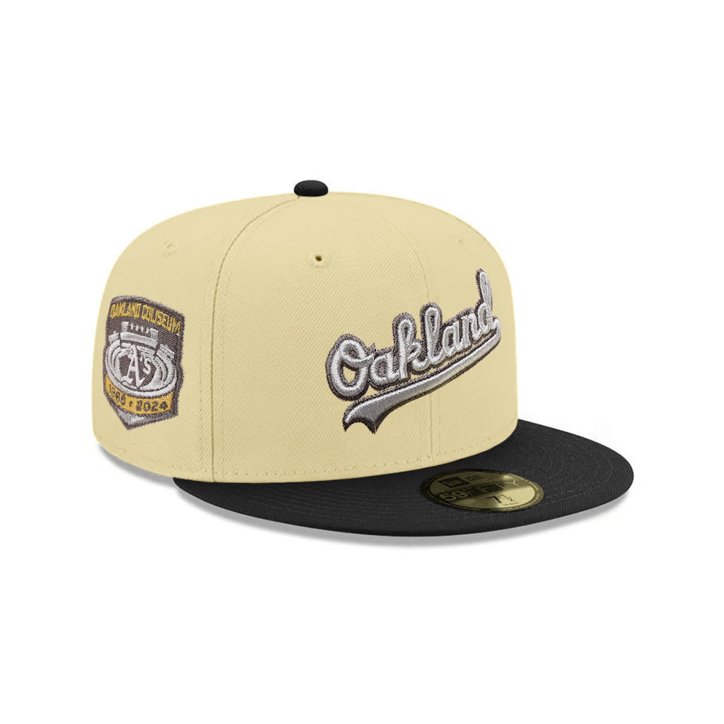 Oakland Athletics Vegas Gold Black 2 Tone Oakland Coliseum SP 59Fifty Fitted