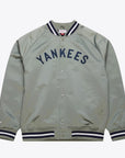 Mitchell & Ness New York Yankees Lightweight Grey Satin Jacket