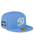 Los Angeles Dodgers City Connect 2025 World Series Champions Side Patch Sky Blue 59Fifty Fitted