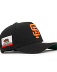 San Francisco Giants Black California State Flag SP 9Forty A-Frame Snapback