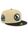 San Jose Sharks Vegas Gold Black 2 Tone Northern California SP NHL 59Fifty Fitted