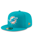Miami Dolphins Teal Breeze 59Fifty Fitted Hat