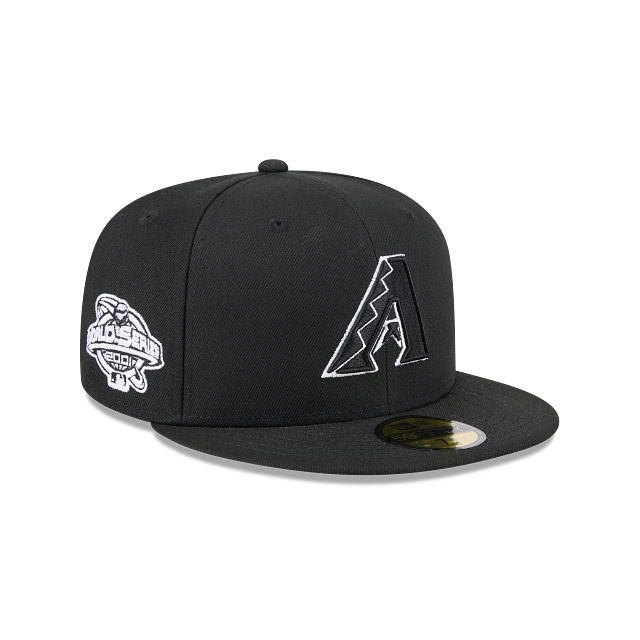 Arizona Diamondbacks 2024 Black White 2001 World Series Side Patch