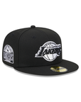 Los Angeles Lakers Black White Western Conference Side Patch 59Fifty Fitted