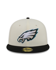 Philadelphia Eagles Chrome Team Color 59Fifty Color Basic Fitted