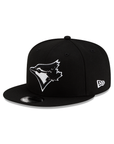 Toronto Blue Jays Black on White Basic 9Fifty Snapback