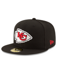 Kansas City Chiefs Black Team 59Fifty Fitted
