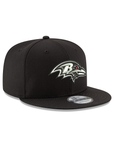 Baltimore Ravens Black On White 9Fifty Snapback Cap