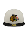 Chicago Blackhawks Chrome Team Color 59Fifty NHL Color Basic Fitted
