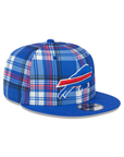 Buffalo Bills Plaid Royal 2 Tone 9Fifty Snapback Cap