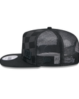 New York Giants Black Gray Checkered Trucker 9Fifty A-Frame Snapback