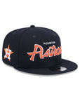 Houston Astros Script Primary Logo SP Team Color 9Fifty Snapback