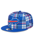 Buffalo Bills Plaid Royal 2 Tone 9Fifty Snapback Cap