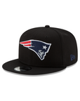 New England Patriots Black Team NFL 9Fifty Snapback