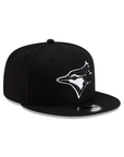 Toronto Blue Jays Black on White Basic 9Fifty Snapback