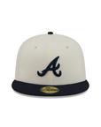 Atlanta Braves Chrome Team Color 59Fifty Color Basic Fitted