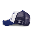 Los Angeles Dodgers Chrome Royal White Est. 1890 9Forty A-Frame Trucker Snapback