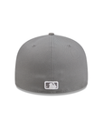 Los Angeles Dodgers Storm Gray On White 59Fifty Color Basic Fitted
