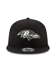 Baltimore Ravens Black On White 9Fifty Snapback Cap