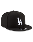 Los Angeles Dodgers Black On White Green Undervisor 9Fifty Snapback