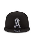 Los Angeles Angels of Anaheim Black on White MLB Basic 9Fifty Snapback