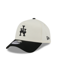 New York Mets Upside Down Chrome Black 50th Anniversary SP 9Forty A-Frame Snapback