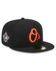 Baltimore Orioles Black 1993 All Star Game Side Patch 59Fifty Fitted