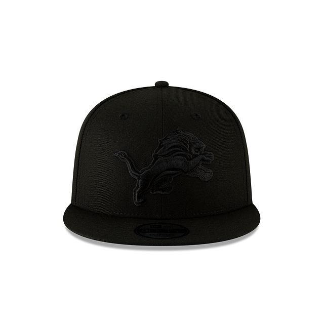 Detroit Lions Black On Black NFL Basic 9Fifty Snapback