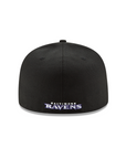 Baltimore Ravens Black Team 59Fifty Fitted