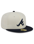 Atlanta Braves Chrome Team Color 59Fifty Color Basic Fitted