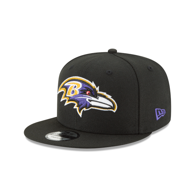 新品THE RAVENS cap 黒　キャップ　群像劇 Baltimore Ravens Black Team 9Fifty Snapback Cap – CROWN MINDED