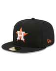 Houston Astros Black On OTC 59Fifty Color Basic Fitted